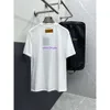 Summer Men's Shirt Designer T-shirt Cotton Loose Casual T-shirt Letter Tryckt Kort ärmskjorta Fashion Hip Hop Street Clothing T-shirt 858