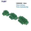 5PCS Wtyczka PCB Blokowa blok śrubowy Pitch Blok 3,81 mm męski złącze 15EDGK/KA/KM Morsettiera 2/3/4/4/5/6/7/8/9/10p Borier