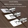 1-5pcs de dobradiça placa de reparo de mesa de mesa de mesa de mesa hinger gabinete gaveta gaveta da janela porta dobradiças acessórios de hardware de móveis acessórios