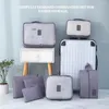 Bolsas de almacenamiento Simple Luggage Packing Cubes Impermeable maleta Organización Bolsa para viajes de negocios