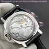 Guardia da uomo per orologio Panerrais Temperamento orologio zaffiro specchio svizzero di movimento automatico Dimensione da 44 mm cinghia in mezzo a vacca con fibbia ago originale PBU0