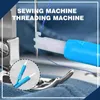 1 st bärbar skräddarsydd maskin Mini Sew Machine Pocket Sewing Machine Handhållen Cloth Stapler Syverktyg Hemtillbehör