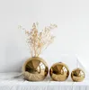 Europejska galwaniczna złota kulka ceramiczna ornament hydroponiczny wazon kwiatowy