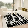 Moderne luxury salon room tapis simple line imparfet art conception