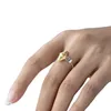 Creatieve vork croissant vorm verstelbare ring voor vrouwen mannen gepersonaliseerd open vinger ring statement sieraden feest trendy cadeau 240322