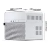 Towers Jonsbo N2 Itx Mini Nas Server Small Case ALLINONE Aluminium Classe portable 5 Emplacement du disque dur Hotswappable Châssis