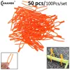 50 pezzi/100 pezzi Clip di piante in plastica Stolon Fissating Flamping Accessorio Accessorio FORCHIO STROGLIO STRUCCHI