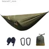 Hammocks 2Person Outdoor Camping Wiselant 2.8x1,4m/9.2x4,6 stóp lekkie zawieszone komary netto wiszą