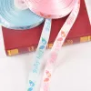 6 Yard/Lot Mix Pink/Blue Baby Ribbons Trit Lace Set для лука