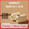 Printers Niimbot H1S Portable Label Maker Mini Label Printer Tape omvatten meerdere sjablonen beschikbaar voor telefoonkantoor Home