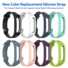 Solide bracelet de bracelet en silicone de sport pour le groupe de bracelets pour Huawei Band 3e 4e Huawei Honor Band 4 Running Remplacement Bracelet Bracelet