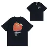 Męskie koszule T Summer Fitness Vintage T-shirt Wysokiej jakości bawełniany wzór Drukukowany sport zaokrągły harajuku street