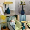 table basse Sofa Small Side Table Gold Round Coffee Table Metal Console Table Bedside Living Room Bedroom Furniture