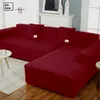 Universelle Sofa -Abdeckungen für Wohnzimmer Samt Festkörper -Couch -Couch für Sofas Anti -Katze Kratzerdetre