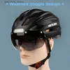 Casques de cyclisme Gub Light Casque Colaire Ultralight Mtb Road Bicyc Casques Magnetic Goggs NS Night Warning Farnight Outdoor Safety Cap L L48