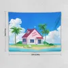 Taquestres DBZ Kame House Tapestry Decoração de Wall Decoration Decorating Decorating