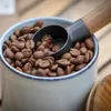 Scoop de grains de café en bois naturel pour le thé petit sucre Salt de sel de camion de camions outils de cuisine 240410