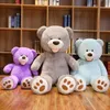 100cm Lovely Teddy Bear Plush Toys For Girls Stuffed Soft Animal Doll Kids Popular Birthday Gift Purple Boys