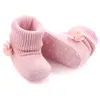 Baby Boys Girls Shoes For Newborn Winter Super Keep Warm Boots Floral Bear Pattern Infant Toddler Cute Kids Boot