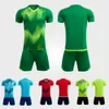 Sets/Soccer Sets/Sight Summer Football Training Team Uniform Set para estudiantes universitarios masculinos impresos en la ropa deportiva de jersey transpirable con mangas cortas