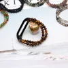 Agate JewelryリストバンドMIバンド8/7 Xiaomi Mi Band 6 5 4 WatchBand 6mm Beads Strap for women for women girlドレッシー