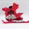 Sneakers dollbling skor för flickor nyfödda gåva gott nytt år delikat kristall dekoration handgjorda mamma dotter outfit bling flaskor