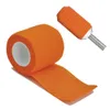 1/6/10 PCs garza arancione Banda medica autocamera elastica traspirante Bandagi elastici traspiranti per la gamba del polso a fissaggio di sport