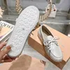 Designers shoes for womens Cowhide cashmere patchwork round toe lace up Ballet Flats loafers flat bottom oxfords Casual Dress shoe 35-40