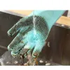 1Pair Silicone Arbetshandskar Borsta för kök Tvätt Magic Silicone Dish Washing Gloves Hushållsverktyg