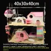 Acrylhamster Cage House Acryl kleiner Haustier Cage Clear Overgizes Villa -Meerschwein