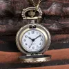 Pocket horloges Creative Hollow Flower -Quarts Pocket met trui ketting sieradenzak op kettingstudenten geschenken Y240410