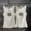 Designer Tanks Tops Croped Vests Women T Shirts Luxury Rhinestone Letter Tank ärmlösa Tees Yoga Sports Vest SFG8