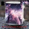 Kubki Purple Fox Goddess Kubek Zmiana kolorów Kubki BSKT-067 Drinkware Breakfast Cup Zabawne filiżanki kawy Sublimacja Tubllery Ceramiczne anime 240410