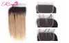 Rcmei 44 Lace Closure Brazialin Straight Hair MiddleThree Part T1b27 Ombre Color Closure 1020 Inch2820958