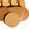 Blank rond hangs tags vintage kraft paper tag cartes bricolmark message cartes de vœux étiquettes de produits 100 pcs 3-5cm