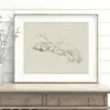 Deutsche Schäferhund -Hunde Wandkunst Golden Retriever Zeichnenplakat und Drucke Leinwand Malerei Geschenke für Hundeliebhaber Bilder Raumdekoration