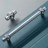 KK&FING 1PC Luxury Diamond Crystal Handles Zinc Alloy Chromium Kitchen Dresser Cabinet Handles Door Knobs Furniture Hardware