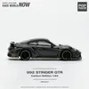 Поп -гонка в запасе 1 64 Topcar 992 Stinger GTR Carbon Diecast Diorama Car Model Toys 240402