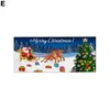 Wandteppiche Multifunktionale Weihnachtsdekoration Exquisite Weihnachtsstil Tapestry Saisonal Garagentorabdeckung mit reichhaltiger Farbparty