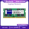 RAMS DDR4 8 Go 16 Go Mémoire 2666MHz 3200MHz Z PC4 21300 25600 Mémoire Mémoire d'ordinateur portable RAM 1,2 V 260pin SODIMM IntelSpecific Memory