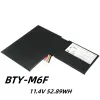 Baterias BTYM6F 11.4V 52.89WH BATERAGEM PARA MSI GS60 2PL 2QE 6QE 6QC MS16H2 2PE MS16H4 2QC 2QD 6QC257XCN Série