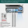 Esprela de dentes UV Esterilizador recarregável Recarregável secagem de dente de secagem rápida porta-escova de dente com tela LED para banheiro