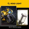 1PCS Motorbike moto P26S 3030 56SMD LED Headlight Head Scooter Moto Fog Lampe pour scooter MOPED BLANC 2,7W LED 6V 12V 960LM