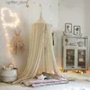 Toy Tents Play House Tents for Kids Canopy Bed Curtain Baby Hanging Tent Crib Children Room Decor Round Hung Dome Mosquito Net Bed Valance L410