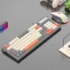 Combos KM800 Mechanische Gaming -Tastatur mit Maus 98 -Tasten Tastatur 4000DPI FORTSCHAFTE Tastatur Unterstützung Hintergrundbeleuchtung für Telefon Tablet Laptop