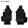 EMERSONGEAR POUR LBT6094 Plaque de style Carrier W / 3 SCHESCHES TACTIQUE VIET PRÉTÉCHATE GARDE GARDE ARMOR