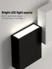 Wall Lamp Light Outdoor Bedside Simple Bedroom Walkway Luminous Small Ultra-thin Modern