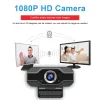 Веб -камеры 1080p 4K AutoFocus USB Webcam с микрофоном для компьютерной видеоконференции в прямом эфире