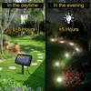 Solar i marklamporna 10in1 Solar Garden Light Outdoor Waterproof Landscape Lighting For Yard Walkway Patio Driveway Decoration 240408