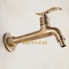 Long Garden Utiliser Bibcock Robinet Tap Grane Antique Finition Finish Bathroom Wall Wash Washing Machine Robinet d'eau Taps YT-5156-A